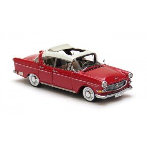 1/43 VOITURE MINIATURE DE COLLECTION Opel Capitan 2.5 blanche/rouge-1958-NEO43942